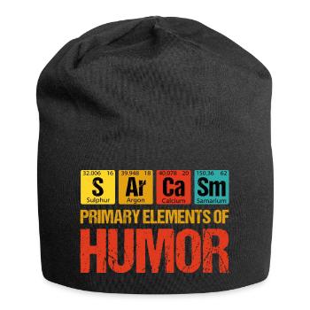 Sarcasme - Principaux éléments d’humour - Bonnet en jersey - noir - Devant