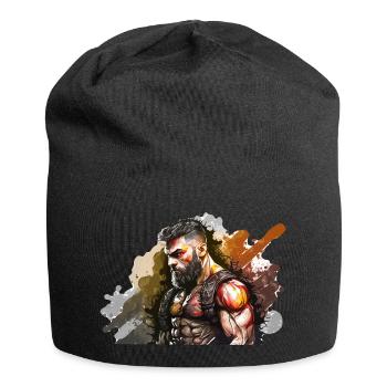 MMA - Jersey-Beanie - Schwarz - Vorne