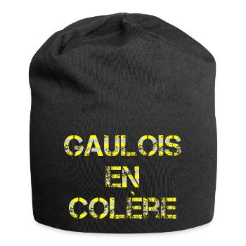 Gaulois en colère - Bonnet en jersey - noir - Devant