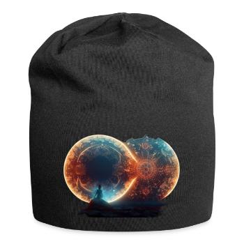 Portal2portal - Jersey-Beanie - Schwarz - Vorne