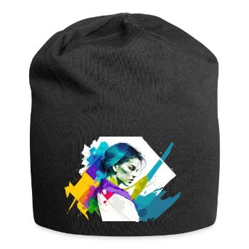 Stay cool girl - Jersey Beanie - black - Front