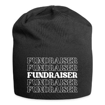 Fundraiser Charity Worker Charity Event Organizer - Jersey Beanie - black - Front