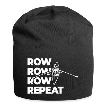 Rowing Rowing Rowing Repeat Rowing - Jersey Beanie - black - Front