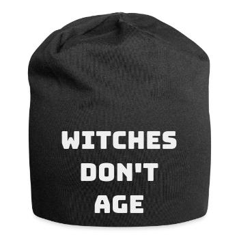 WITCHES DON T AGE - Jersey Beanie - black - Front