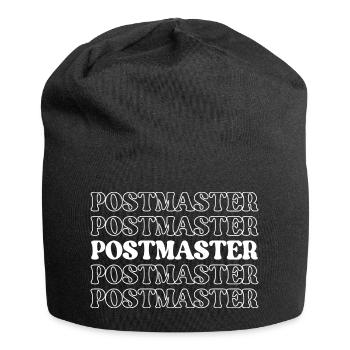 Maître de poste, facteur, directeur de bureau de poste - Bonnet en jersey - noir - Devant