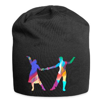 Danse de Couple, Danseur, Danse, Graffiti, Peinture - Bonnet en jersey - noir - Devant