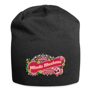 Couple Partners Engagement Wedding Valentine Lover - Jersey-Beanie - Schwarz - Vorne