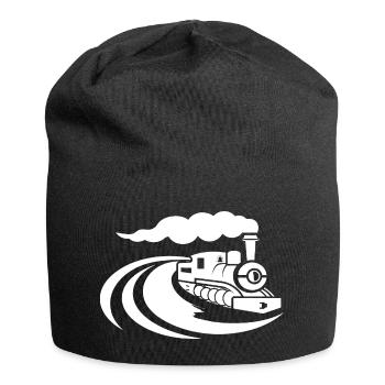 Lokomotive - Jersey-Beanie - Schwarz - Vorne