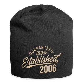 100% Established in 2006 - Jersey-Beanie - Schwarz - Vorne