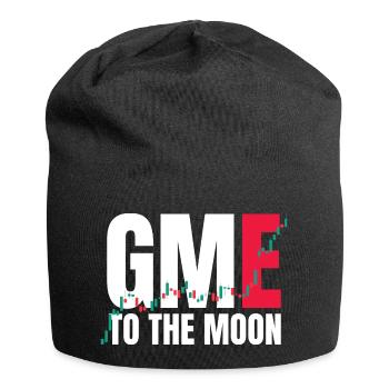 Gamestop To The Moon GME Stock Meme stock - Jersey Beanie - black - Front