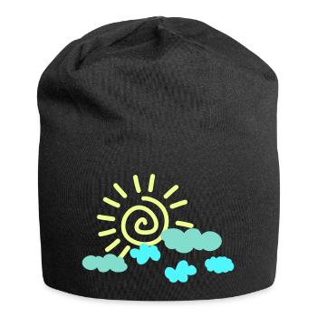 Soleil Ciel - Bonnet en jersey - noir - Devant