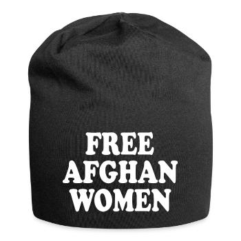 Free afghan women - Jersey-Beanie - Schwarz - Vorne