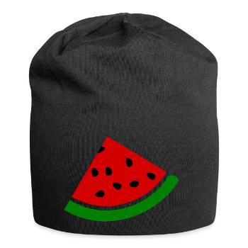 Watermelon - Jersey Beanie - black - Front
