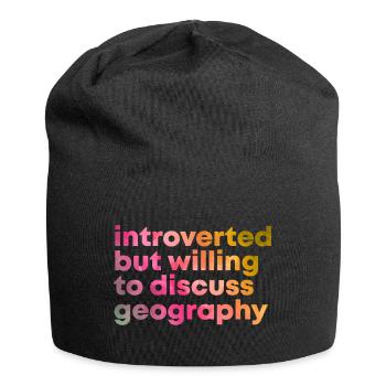 Geography Geography Geography - Jersey Beanie - black - Front