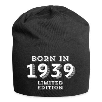 85 years, year of birth, date of birth - Jersey Beanie - black - Front
