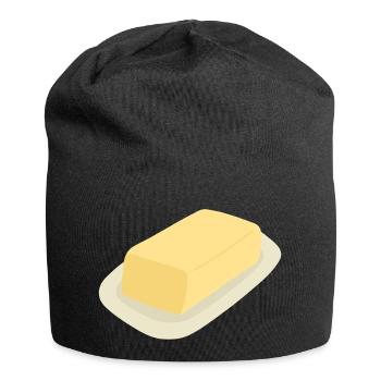 Stück Butter - Jersey-Beanie - Schwarz - Vorne