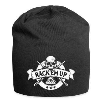 Rack'em up - Eight Ball - Billard Spieler - Jersey-Beanie - Schwarz - Vorne