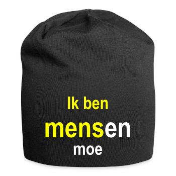 J’en ai marre de la conception des messages des gens - Bonnet en jersey - noir - Devant