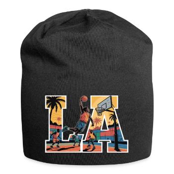 Streetball LA – Urban Basketball Design Sunset - Jersey Beanie - black - Front
