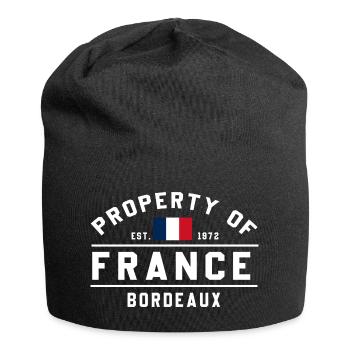 French ownership Bordeaux - Jersey Beanie - black - Front