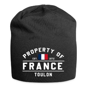 Immobilier français Toulon - Bonnet en jersey - noir - Devant