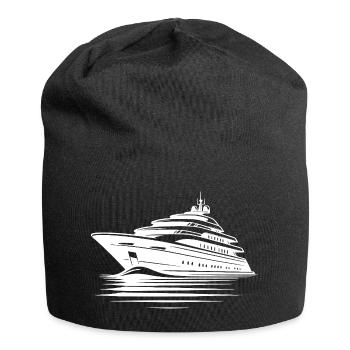 Pur sentiment de croisière, veuillez aller sur le pont solaire - Bonnet en jersey - noir - Devant