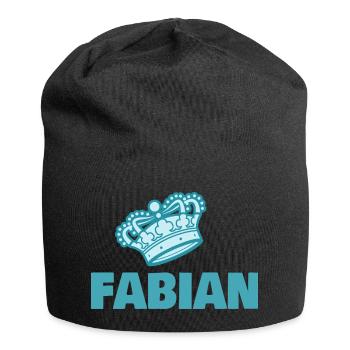 Fabian - Jersey-Beanie - Schwarz - Vorne