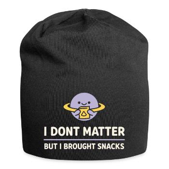 Existenzieller Humor, Nihilismus, Humor, - Jersey-Beanie - Schwarz - Vorne