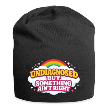 Ce n’est pas diagnostiqué, mais quelque chose ne va pas - Bonnet en jersey - noir - Devant