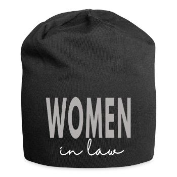 Étudiantes avocates à la Facultat de droit des femmes en droit - Bonnet en jersey - noir - Devant
