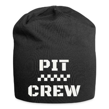 Équipe de course de Pit Crew Motorsport Course aux stands - Bonnet en jersey - noir - Devant
