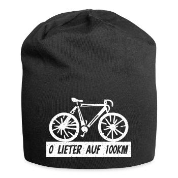 Null Liter - Jersey-Beanie - Schwarz - Vorne