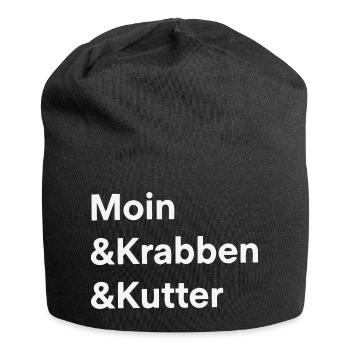 Hello Crab Cutter North Sea Coast Hamburg - Jersey-Beanie - Schwarz - Vorne