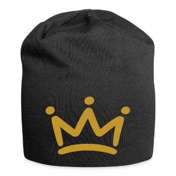 Golden crown for kings - Jersey Beanie - black - Front