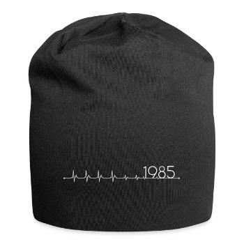 Der Rhythmus von 1985 - Jersey-Beanie - Schwarz - Vorne