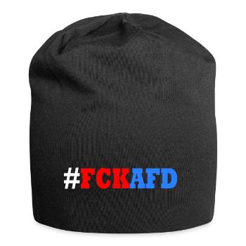 Fck afd - Jersey-Beanie - Schwarz - Vorne