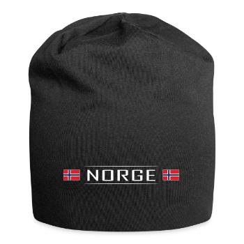 Norvège Drapeau Norvège Scandinavie - Bonnet en jersey - noir - Devant