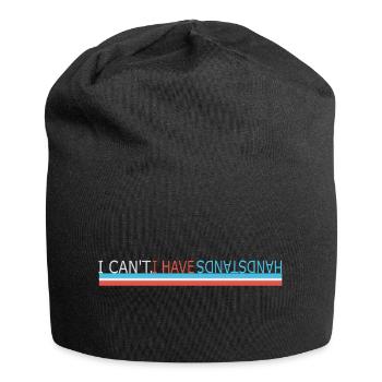 I have handstands - Jersey Beanie - black - Front