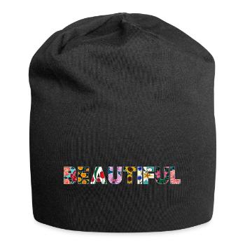 Blooming Beautiful - Jersey Beanie - black - Front