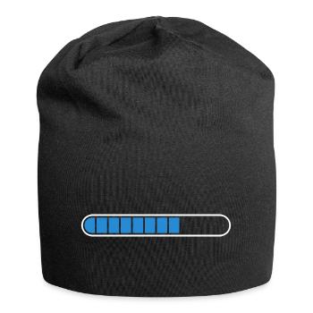 Ladebalken PC Icon Symbol - Jersey-Beanie - Schwarz - Vorne