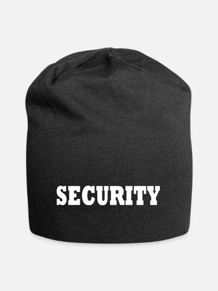 Sicherheitsdienst - Jersey-Beanie - Schwarz