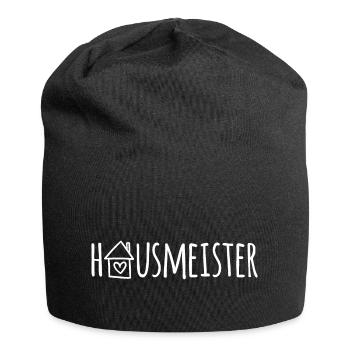 Hausmeister - Jersey-Beanie - Schwarz - Vorne