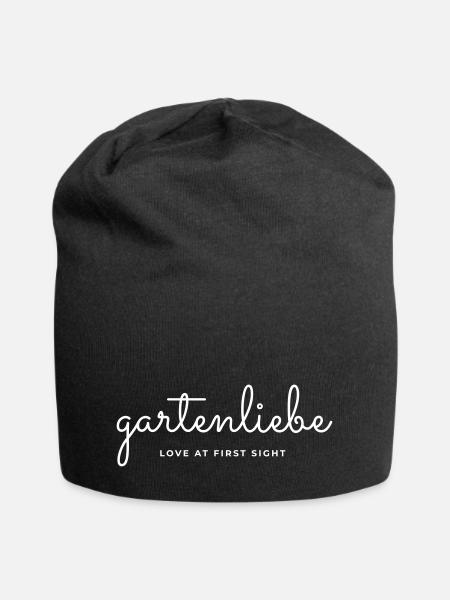 gartenliebe ♥ - Jersey-Beanie - Schwarz