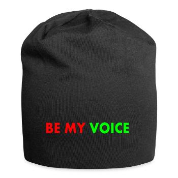Be our voice - Jersey Beanie - black - Front