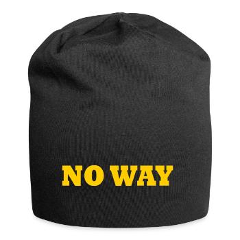 No way - Jersey Beanie - black - Front