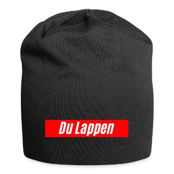Du Lappen, beleidigung als Design - Jersey-Beanie - Schwarz - Vorne