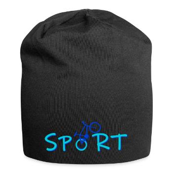 Sport - Jersey-Beanie - Schwarz - Vorne