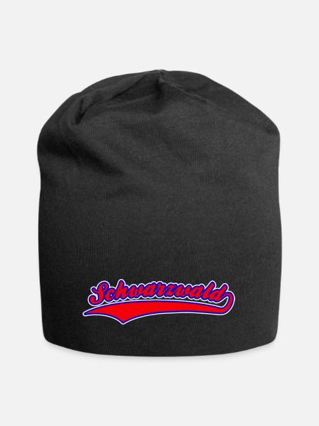 Schwarzwald Schwarzwälder Männer Frauen Kinder - Jersey-Beanie - Schwarz