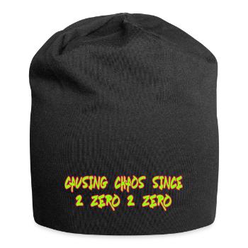 Causer le chaos depuis 2020 Dicton amusant - Bonnet en jersey - noir - Devant
