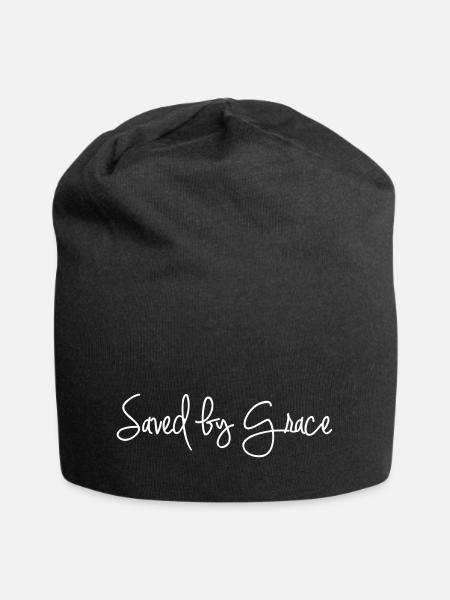 Saved by Grace - Jersey-Beanie - Schwarz